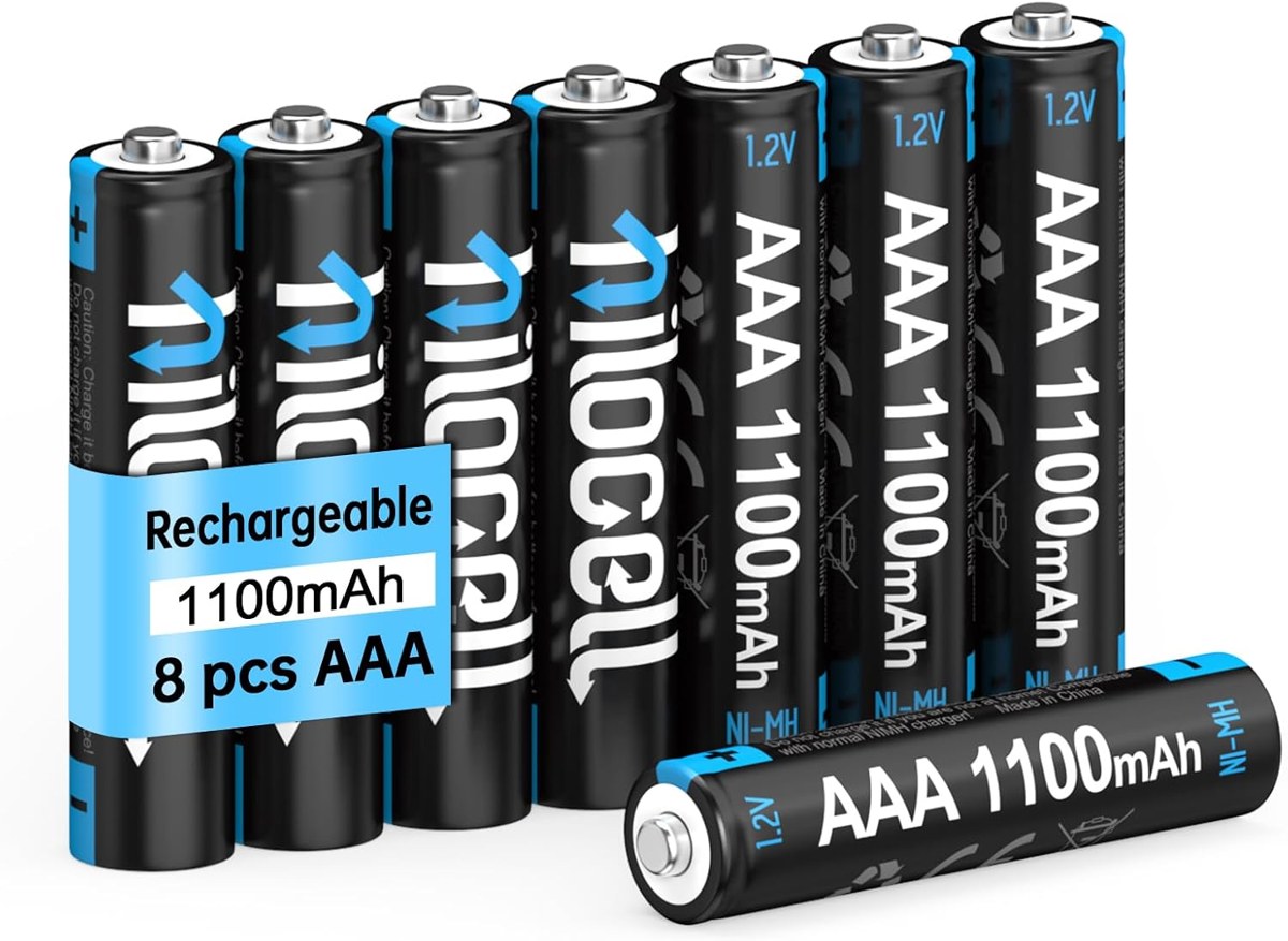Pack piles AAA (×8) rechargeables